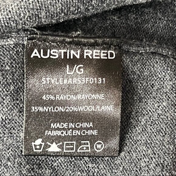 Size  L Austin Reed Wool Blend Sweater - Picture 5 of 6
